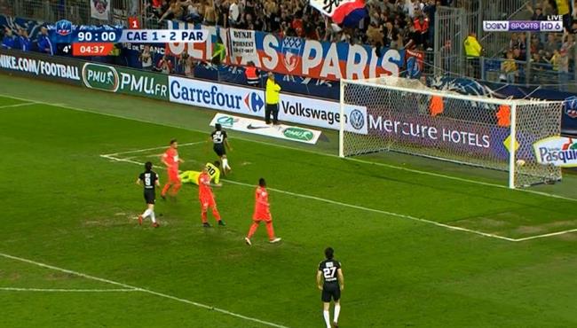 اهداف مباراة باريس سان جيرمان وكان 3 1 كاس فرنسا