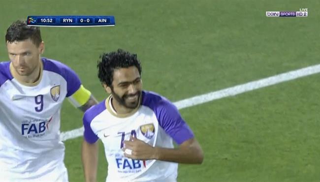 هدف حسين الشحات في مرمي الريان