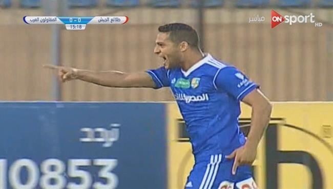 هدف احمد على فى مرمى طلائع الجيش بالدورى المصرى