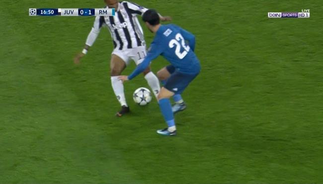 كوبري ايسكو لدوجلاس كوستا في مباراة ريال مدريد و يوفنتوس
