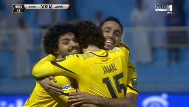 اسيست كهربا فى مباراة اتحاد جدة والباطن