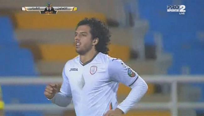 ملخص لمسات عمرو بركات فى مباراة الشباب والتعاون
