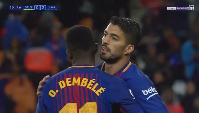 هدف سواريز فى مرمى صن داونز