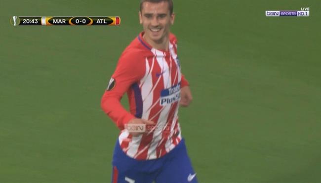 هدف جريزمان فى مرمى مارسيليا تعليق حفيظ دراجى