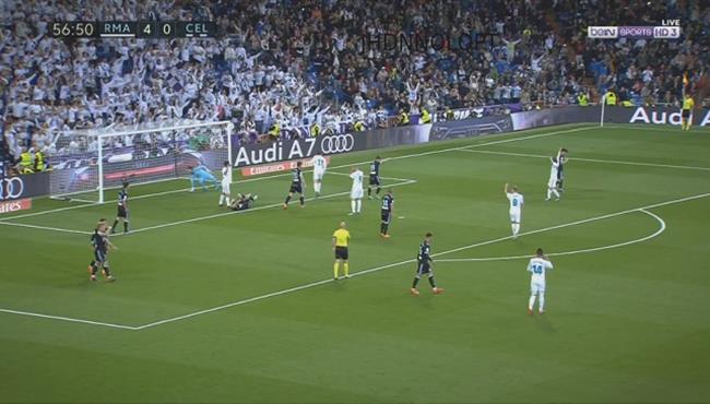 هدف ريال مدريد الملغى فى مرمى سيلتا فيجو