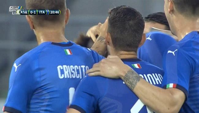 اهداف مباراة السعودية وايطاليا 1 2 تعليق فهد العتيبى