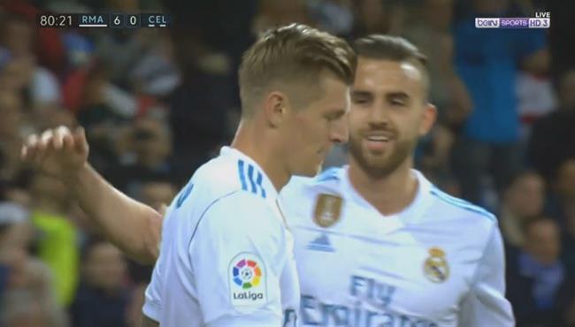 هدف ريال مدريد السادس فى مرمى سيلتا فيجو