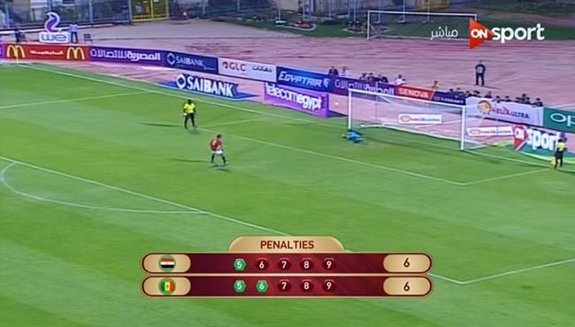 ركلات ترجيح مباراة مصر والسنغال تصفيات كاس افريقيا للشباب