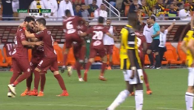 هدف تعادل الفيصلي القاتل مع الاتحاد اسيست صالح جمعه