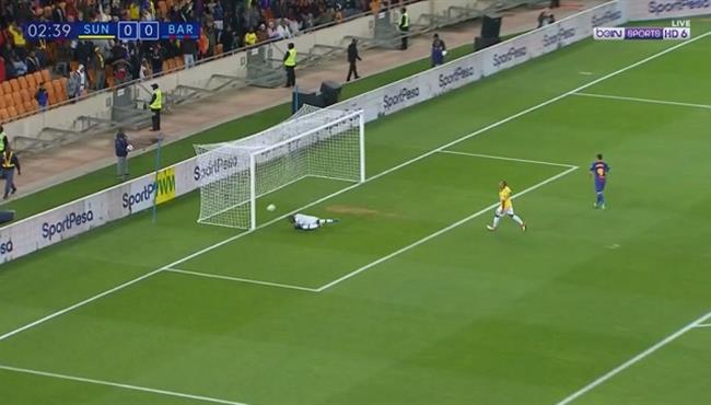 هدف برشلونة الاول فى مرمى صن داونز