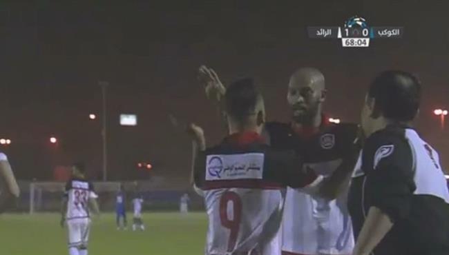 اسيست شيكابالا فى مباراة الرائد والكوكب