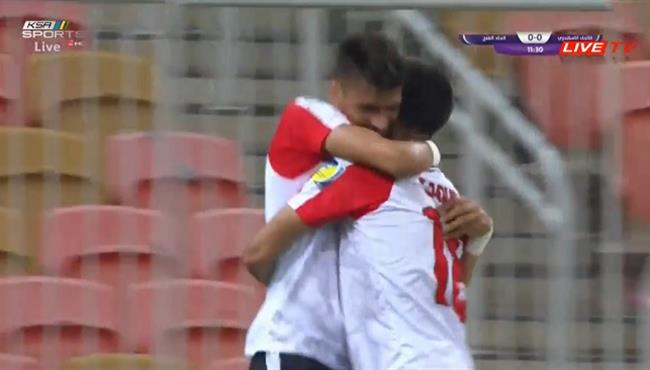 هدف رائع للفتح الرباطى فى مرمى الاتحاد بالبطولة العربية