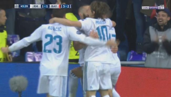 هدف ريال مدريد الثانى فى مرمى بايرن ميونخ بتعليق رؤوف خليف