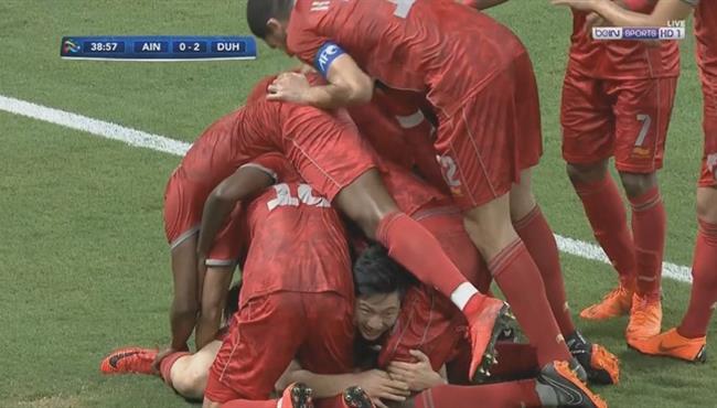 هدف رائع لـ الدحيل فى مرمى العين بدورى ابطال اسيا