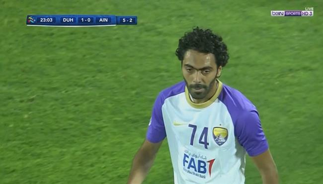 ملخص لمسات حسين الشحات امام الدحيل بدورى ابطال اسيا