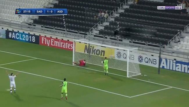 هدف السد الثانى فى مرمى الاهلى 2 0 دورى ابطال اسيا