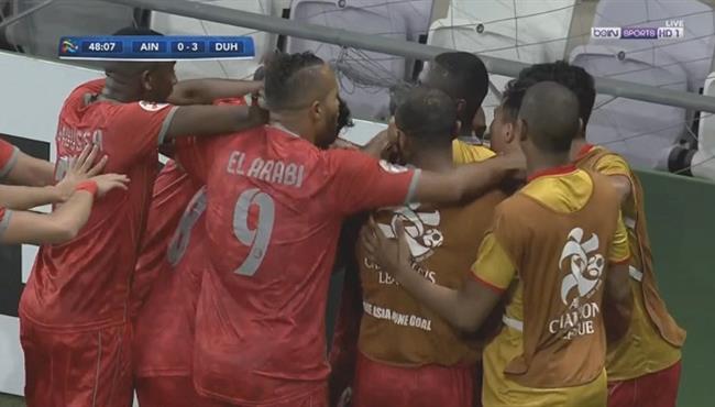 اهداف مباراة العين والدحيل 2 4 دورى ابطال اسيا