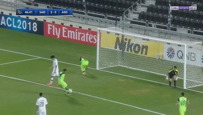 هدف الاهلى الاول فى مرمى السد 2 1 دورى ابطال اسيا