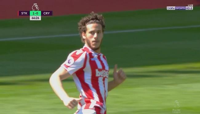 ملخص لمسات رمضان صبحى فى مباراة كريستال بالاس وستوك سيتى