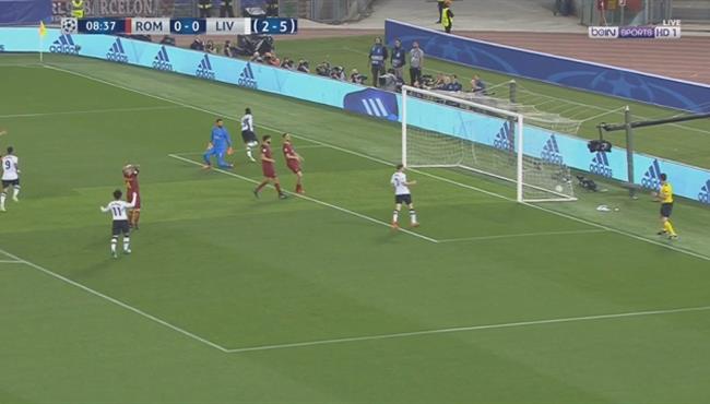 هدف ليفربول الاول فى مرمى روما تعليق عصام الشوالى
