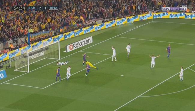 هدف برشلونة الملغى فى مرمى ريال مدريد