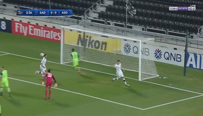 اهداف مباراة الاهلى والسد 1 2 دورى ابطال اسيا