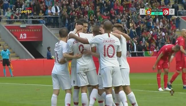 هدف البرتغال الاول فى مرمى تونس