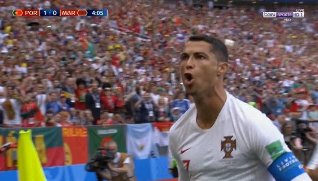 هدف رونالدو في مرمي المغرب تعليق عصام الشوالي