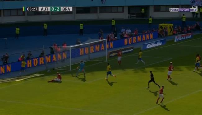 هدف البرازيل الثالث فى مرمى النمسا