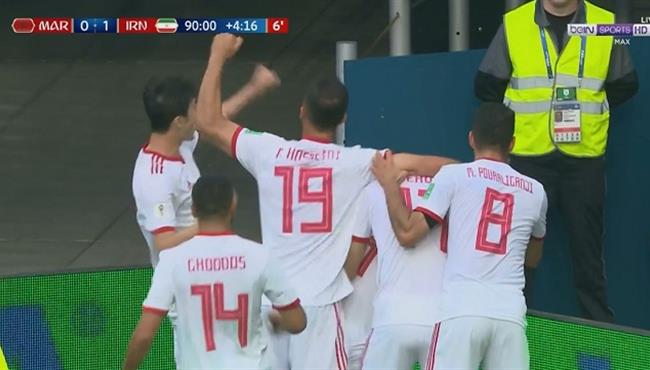 هدف ايران القاتل فى مرمى المغرب بتعليق رؤوف خليف