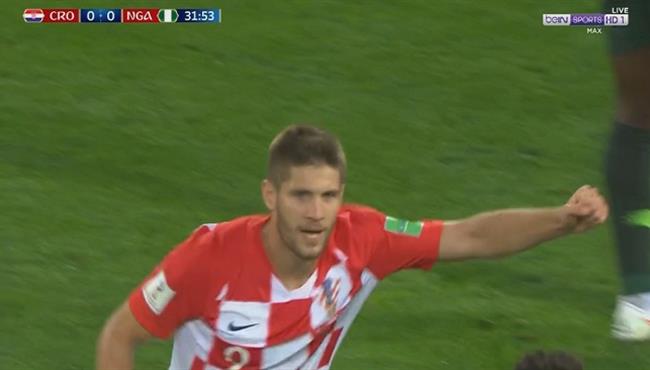 هدف كرواتيا الاول فى مرمى نيجيريا تعليق حفيظ دراجى