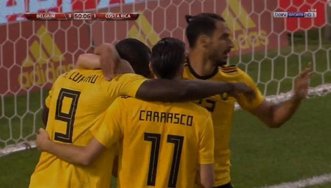 اهداف مباراة بلجيكا وكوستاريكا 4 1 مباراة ودية