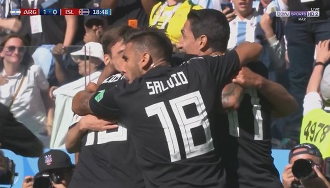 اهداف مباراة الارجنتين وايسلندا 1 1 تعليق عصام الشوالى