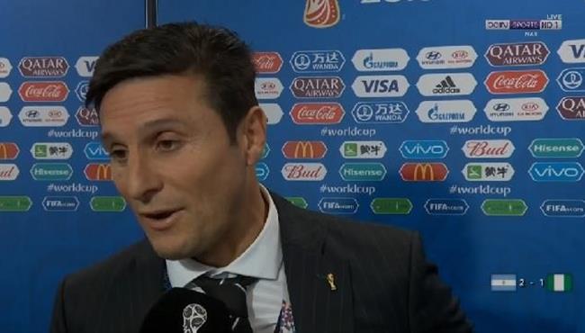 تصريحات خافير زانيتي بعد فوز الأرجنتين علي نيجيريا