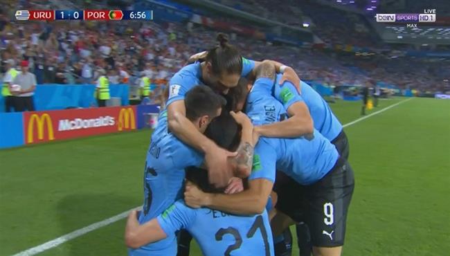 اهداف مباراة اوروجواى والبرتغال 2 1 تعليق حفيظ دراجى