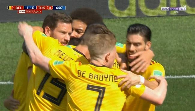 اهداف مباراة تونس وبلجيكا 2 5 بتعليق عصام الشوالى
