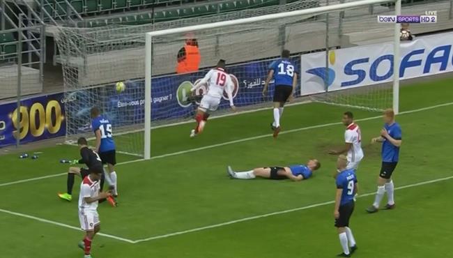 هدف المغرب الثالث فى مرمى استونيا