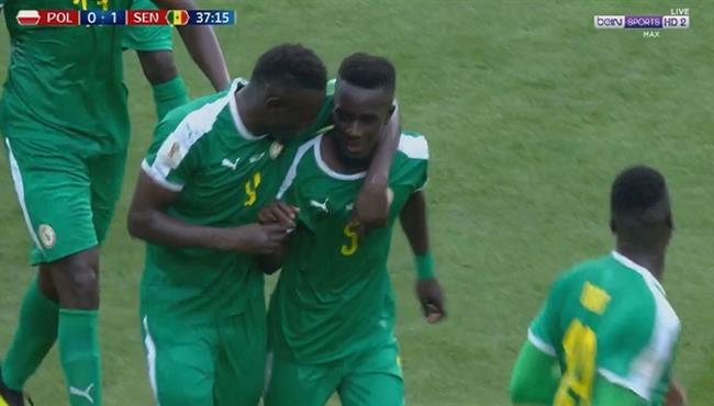 هدف السنغال الاول فى مرمى بولندا