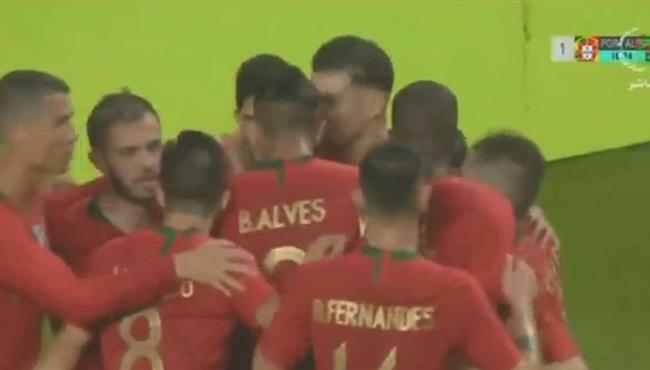 اهداف مباراة الجزائر والبرتغال 0 3 مباراة ودية