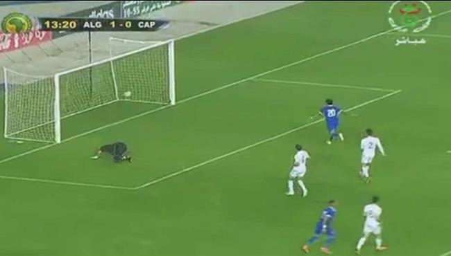 هدف تعادل الرأس الاخضر الرائع مع الجزائر