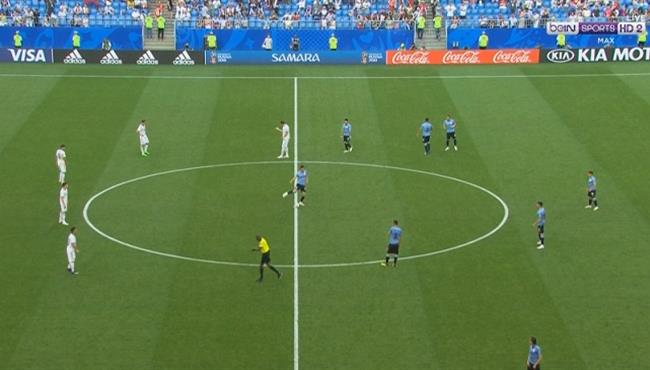 ملخص مباراه أوروجواي وروسيا تعليق حفيظ دراجى