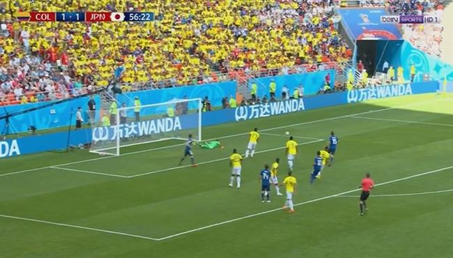 اوسبينا ينقذ كولومبيا من هدف ثانى لليابان