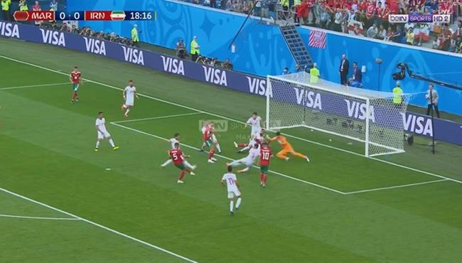 المغرب تهدر فرصة هدف مؤكد امام ايران