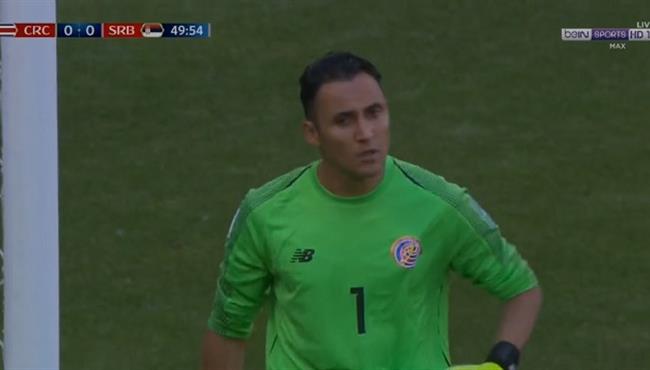 نافاس يتألق وينقذ مرمى كوستاريكا من هدف مؤكد لـ صربيا