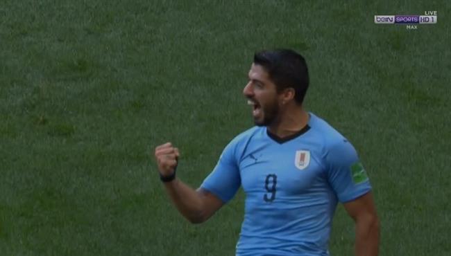 هدف سواريز فى مرمى السعودية