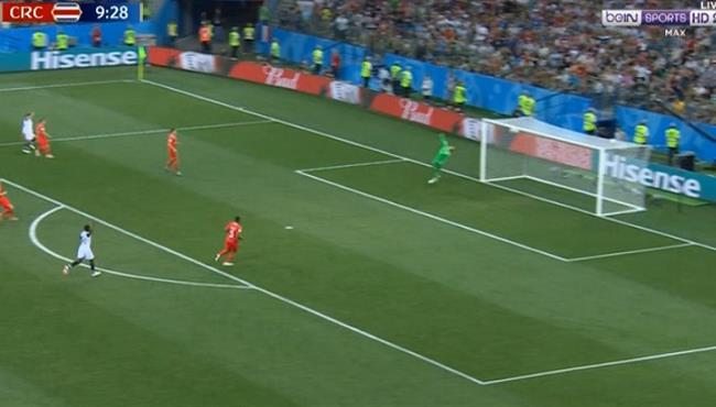 العائضه تحرم كوستاريكا من تسجيل هدف عالمى امام سويسرا