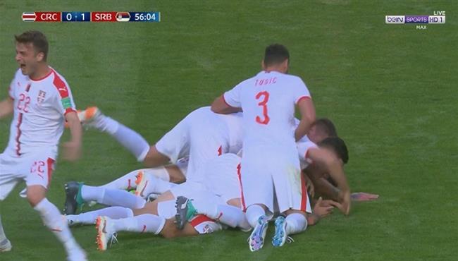 هدف فوز صربيا على كوستاريكا 1 0 كاس العالم
