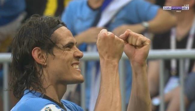 هدف كافانى فى مرمى روسيا تعليق حفيظ دراجى