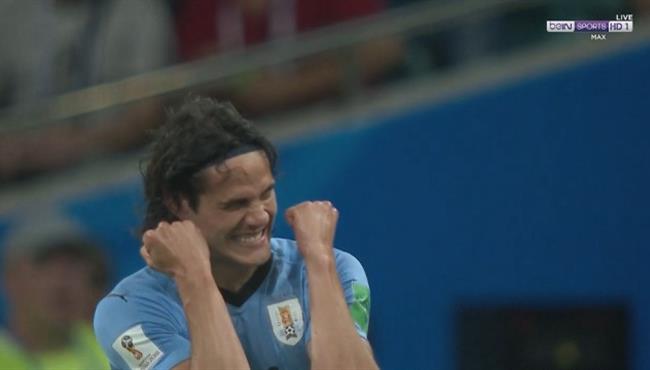 هدف كافانى الاول فى مرمى البرتغال اسيست رائع من سواريز