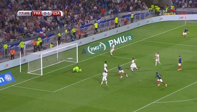 اهداف مباراة فرنسا و امريكا 1 1 مباراة وديه